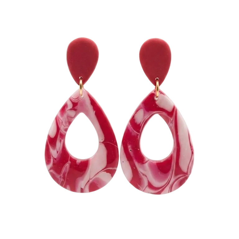 Ruby Blush Teardrop