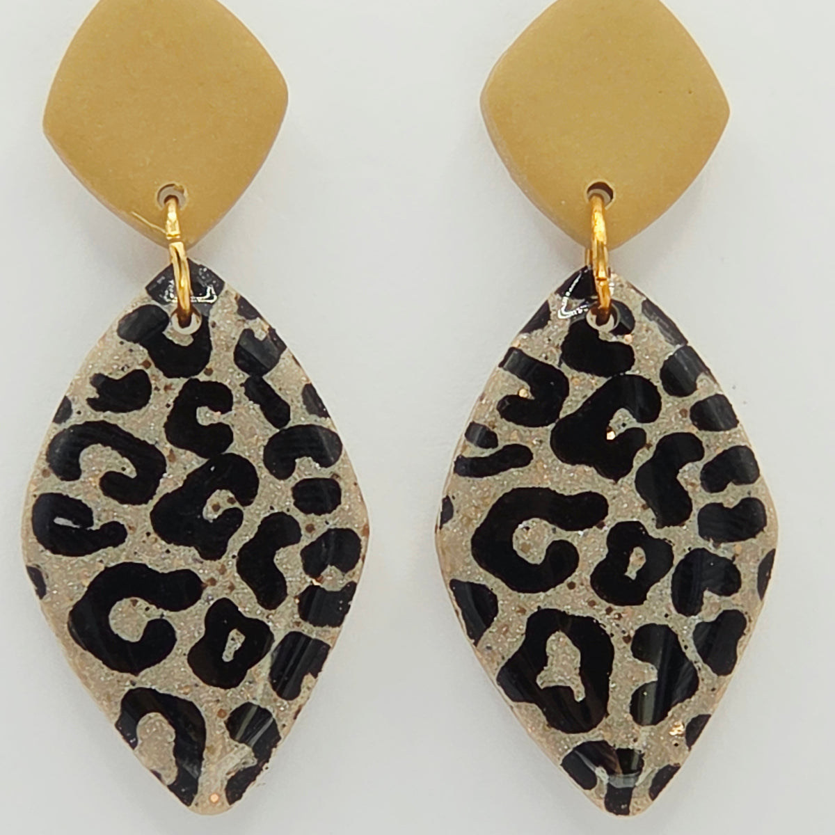 Statement Oorbellen Golden Leopard