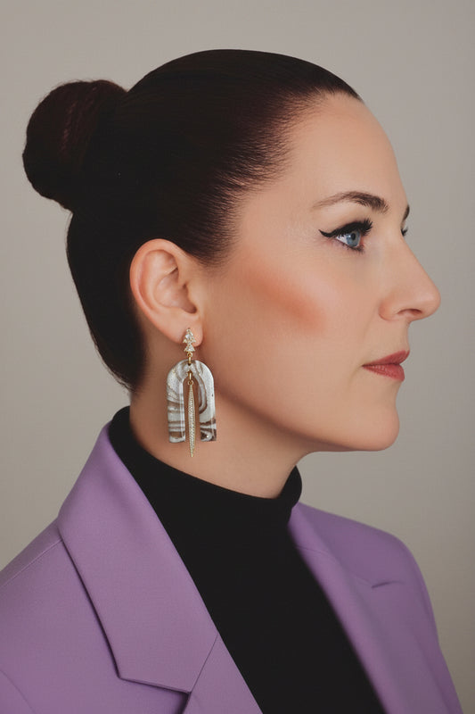 Statement Oorbellen Mocha Elegance