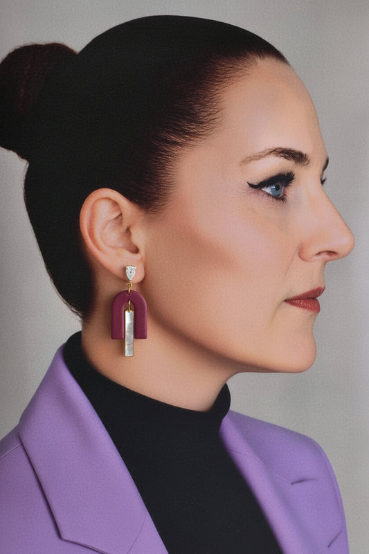 Statement Oorbellen Berry Crystal