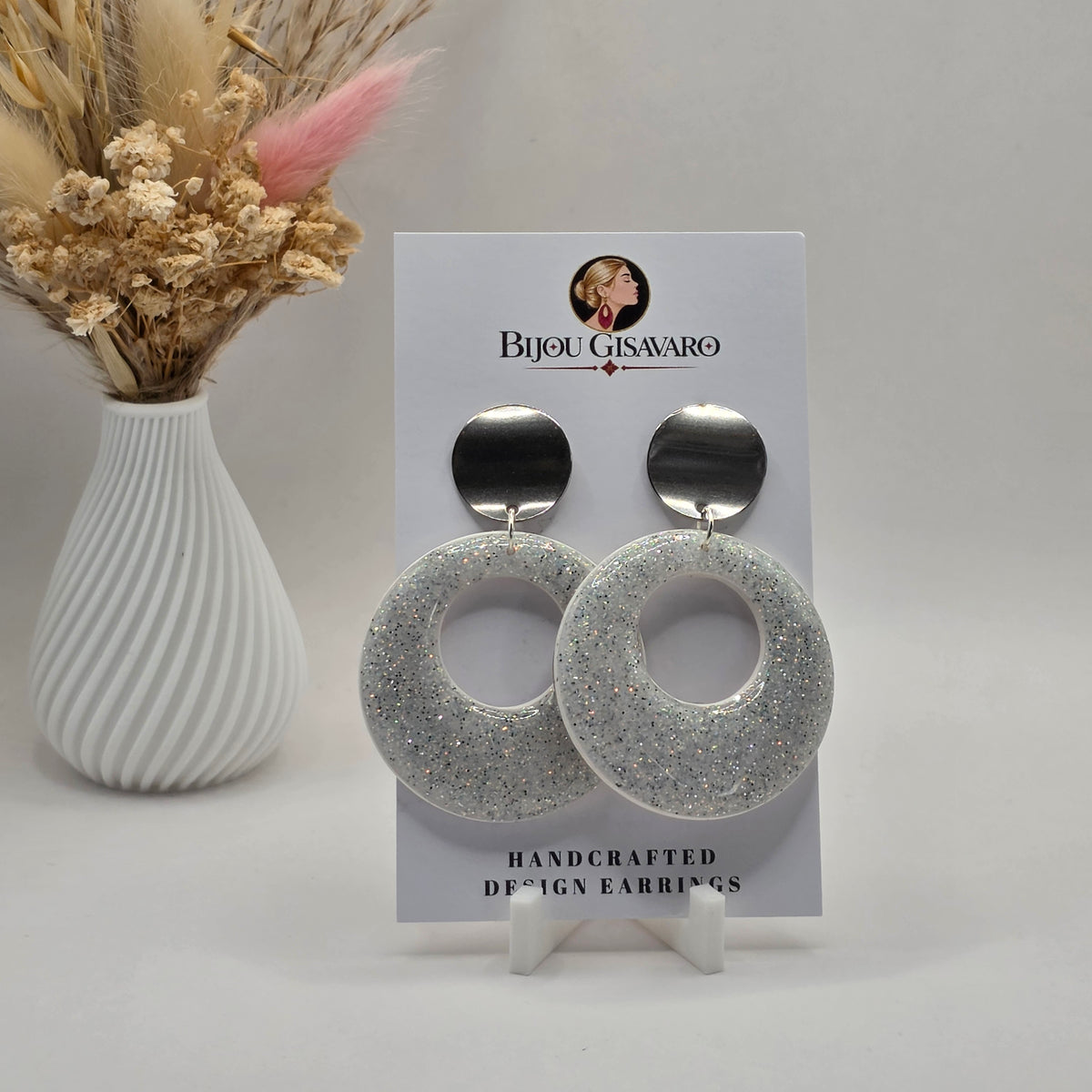 Statement Oorbellen Snow Sparkle