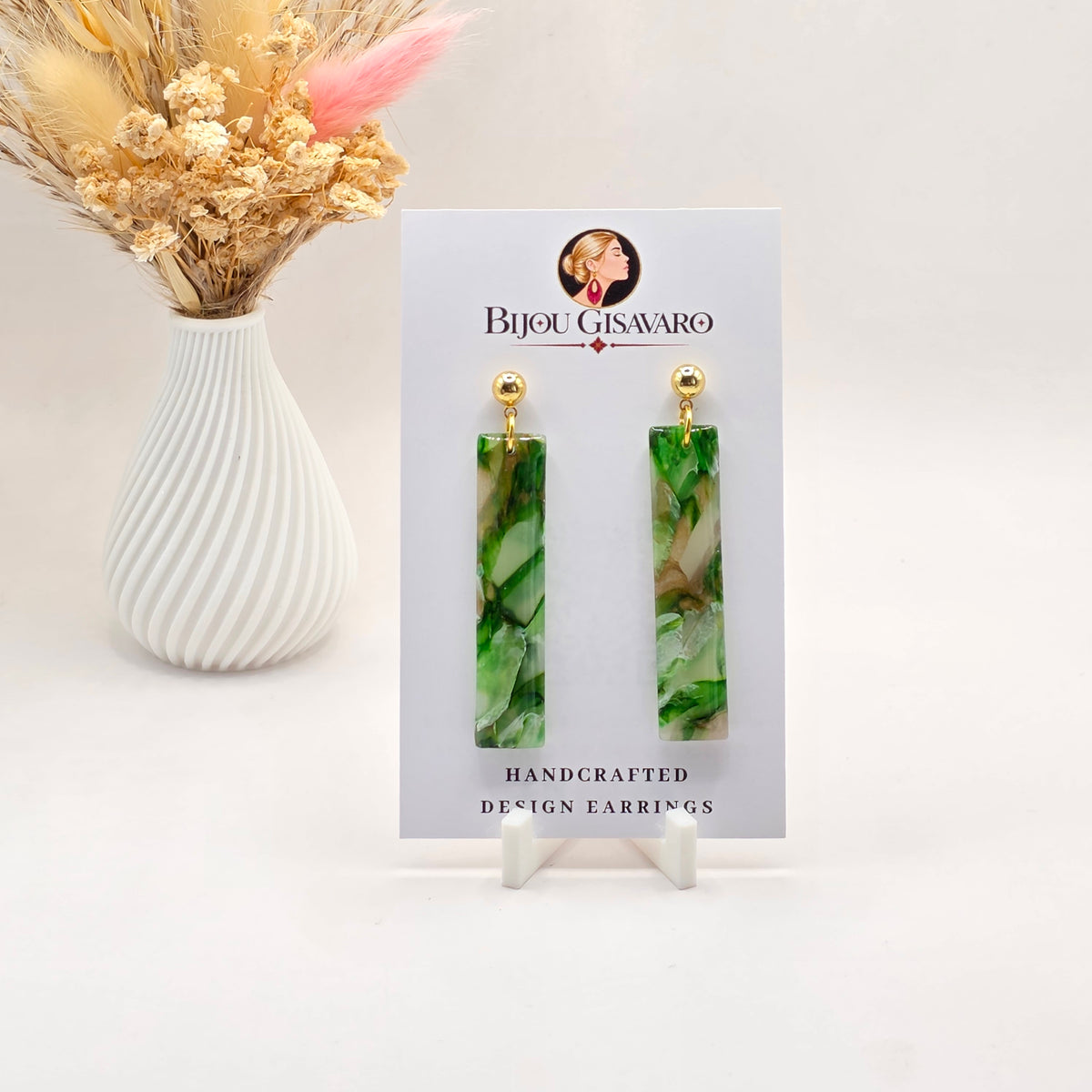 Statement Oorbellen Linea Verde