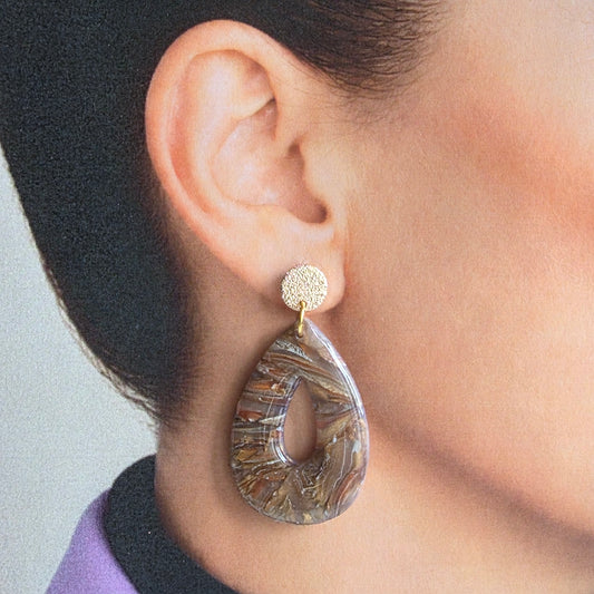 Statement Oorbellen Golden Earth