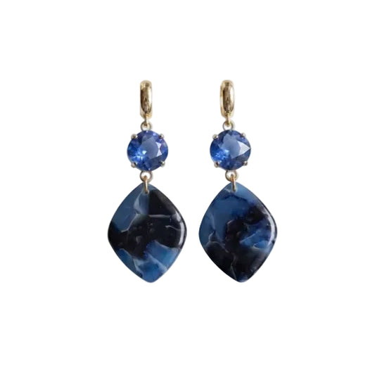 Statement Oorbellen Sapphire Elegance