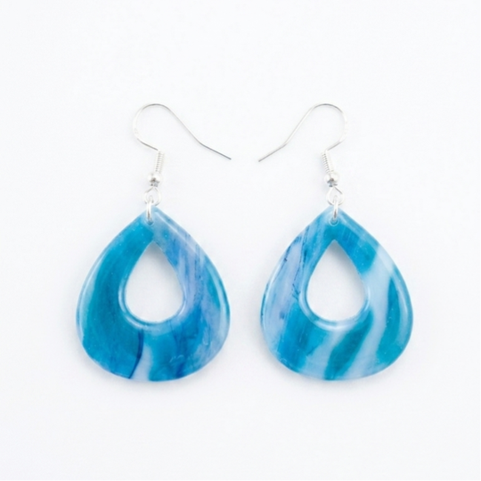 Statement Oorbellen Azure Lagoon