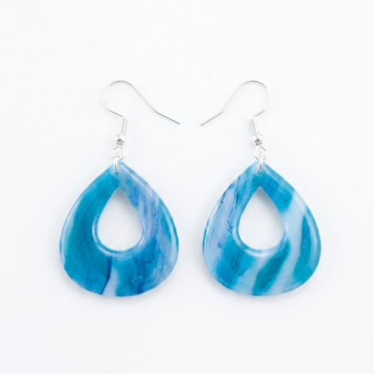 Statement Oorbellen Azure Lagoon