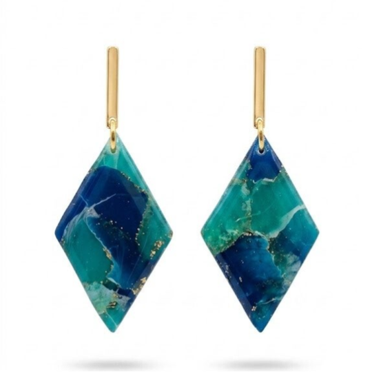 Statement Oorbellen Ocean Sapphire