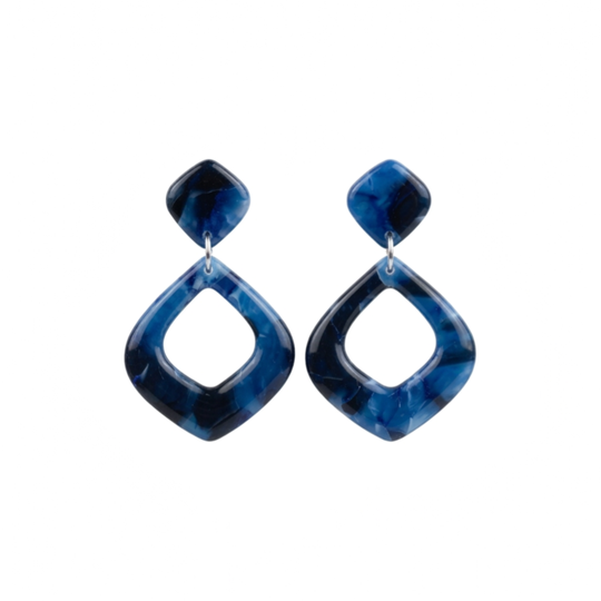 Statement Oorbellen Midnight Azure
