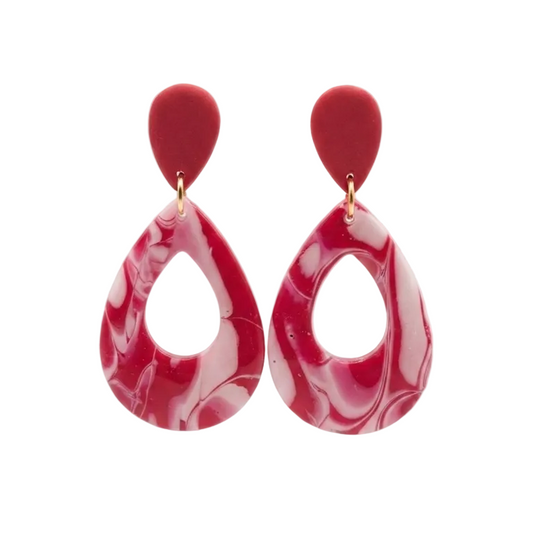 Ruby Blush Teardrop
