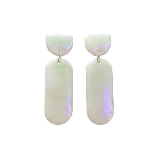 Statement Oorbellen Ivory Pearl Glow