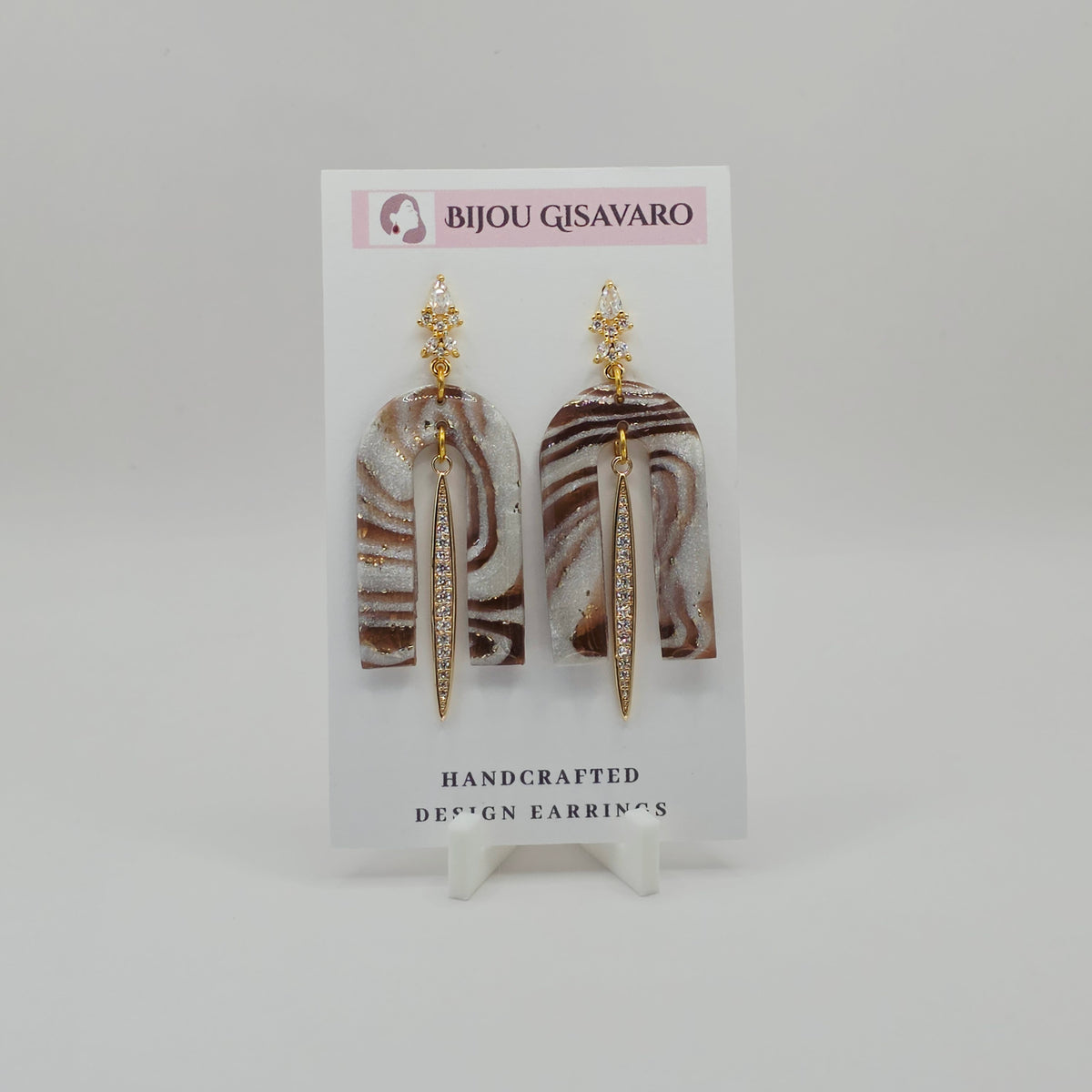 Statement Oorbellen Mocha Elegance