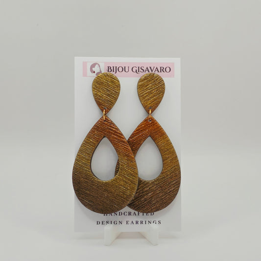 Statement Oorbellen Bronze Radiance