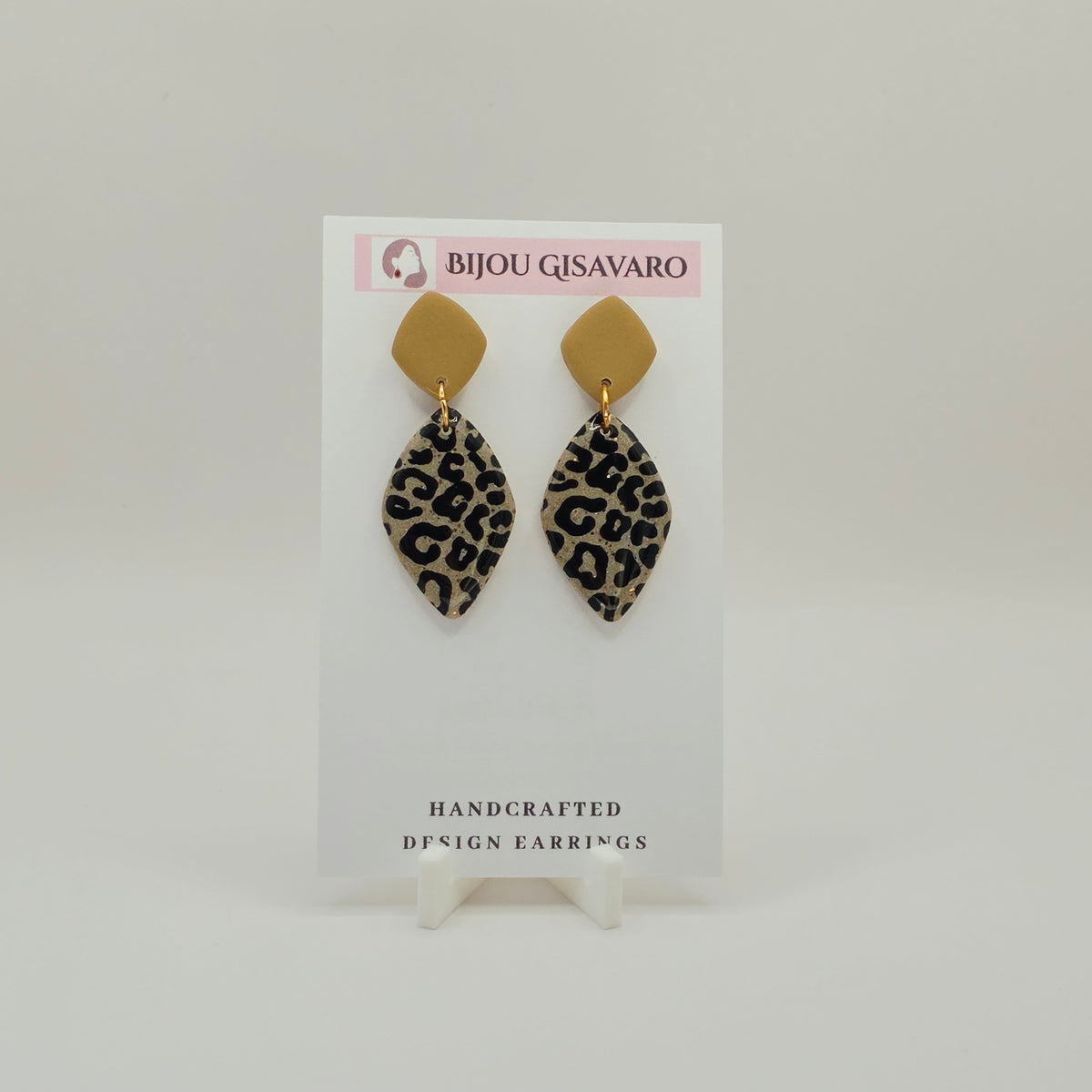 Statement Oorbellen Golden Leopard