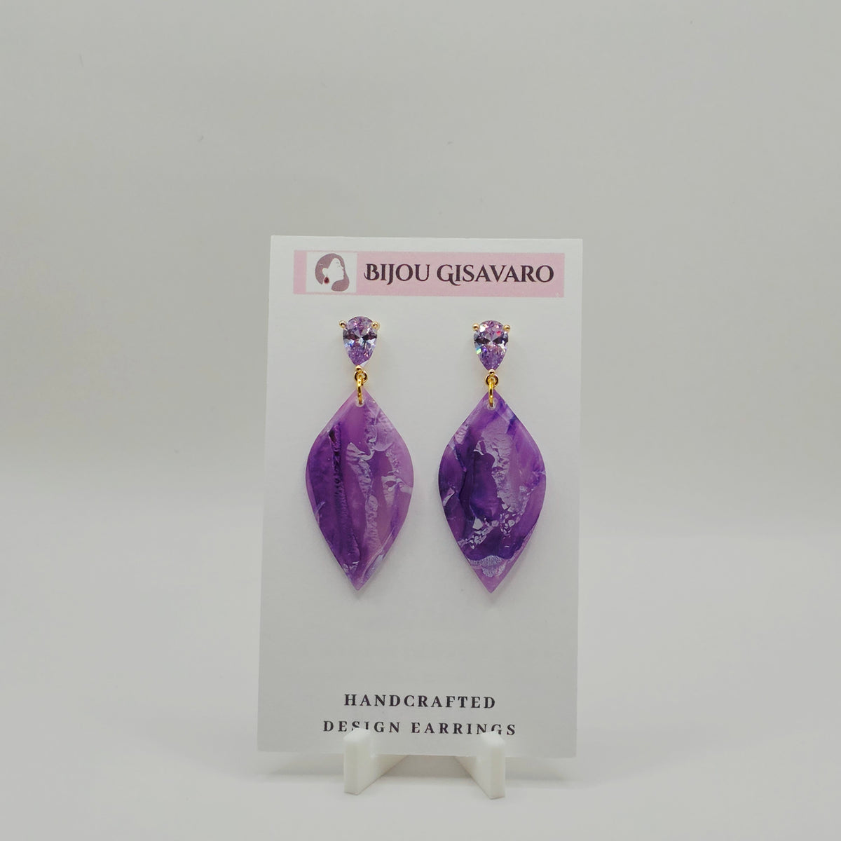 Statement Oorbellen Lavender Bloom