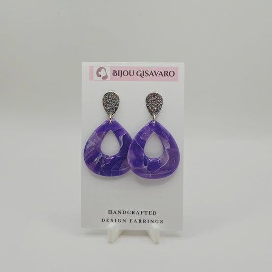 Statement Oorbellen Lavender Essence