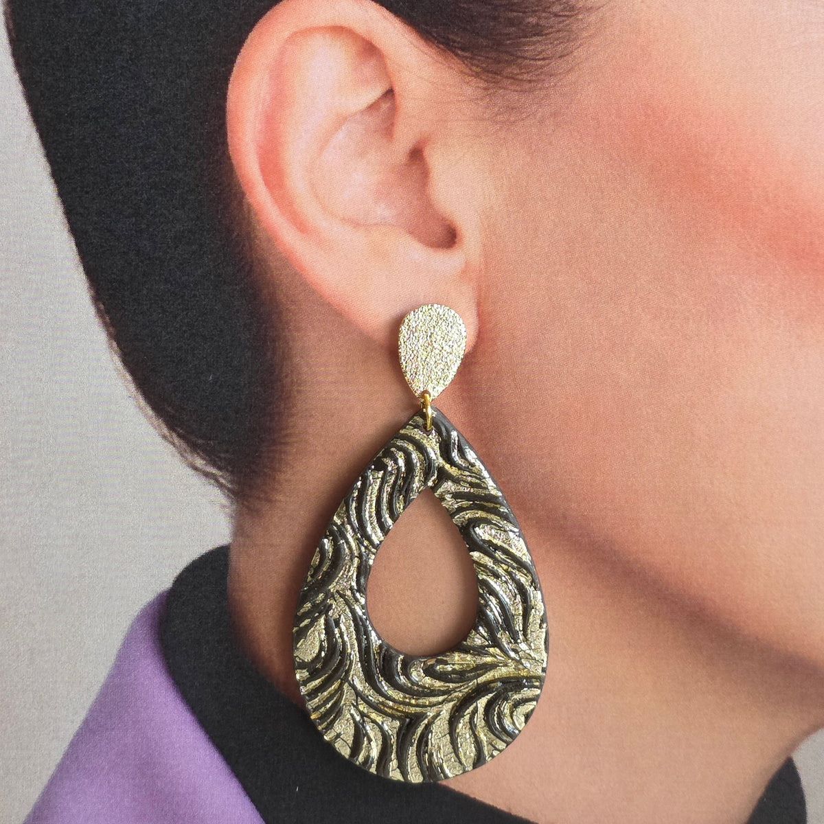 Statement Oorbellen Golden Baroque