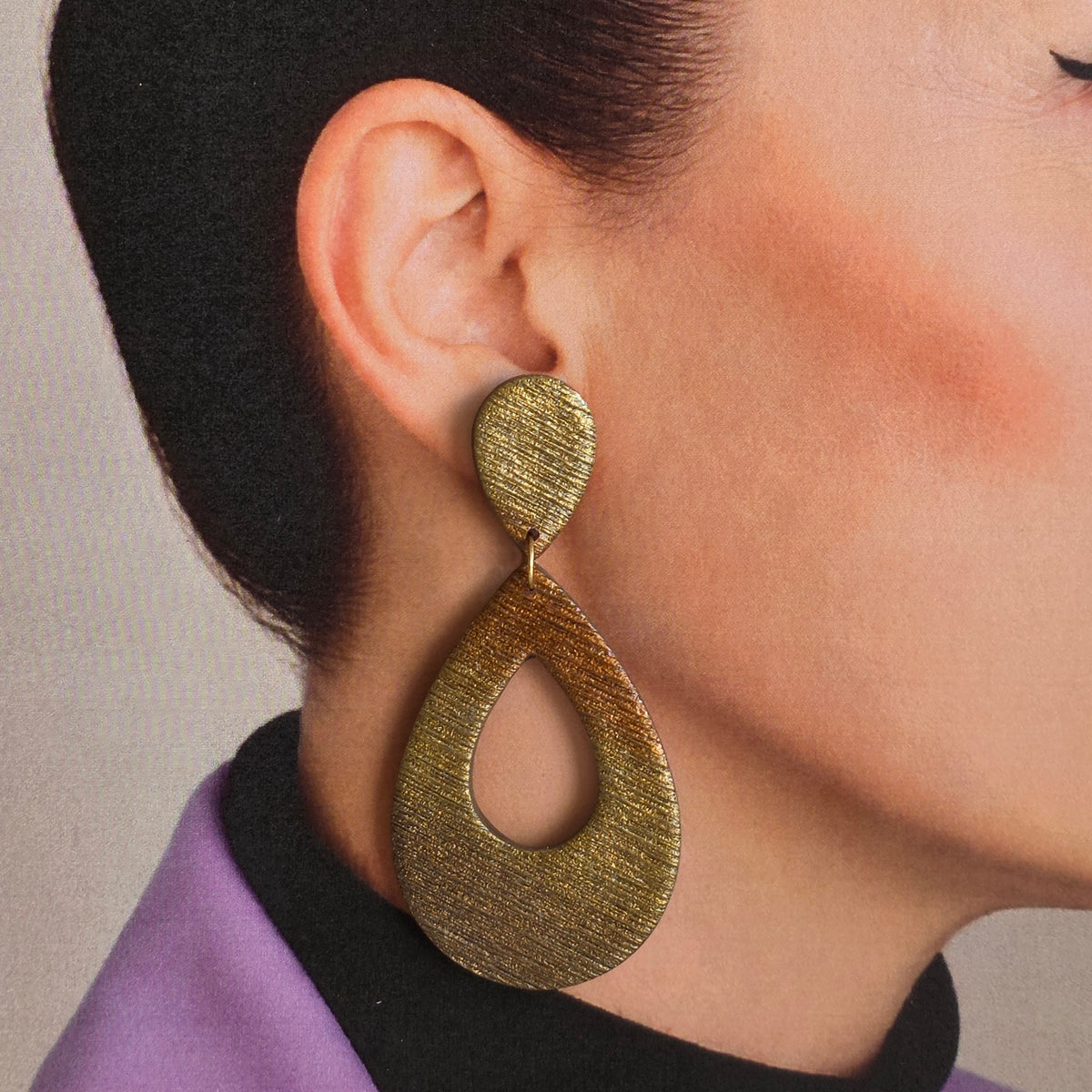 Statement Oorbellen Bronze Radiance