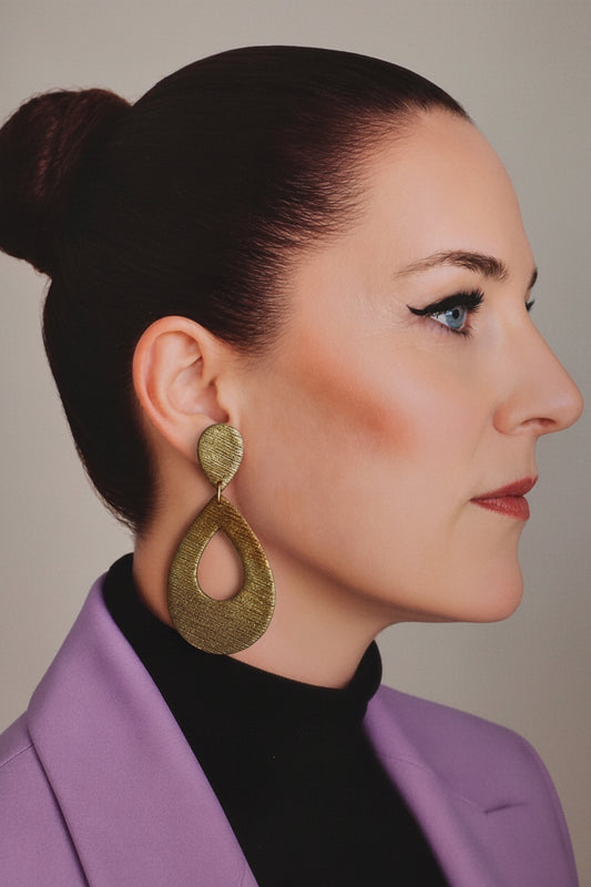 Statement Oorbellen Bronze Radiance
