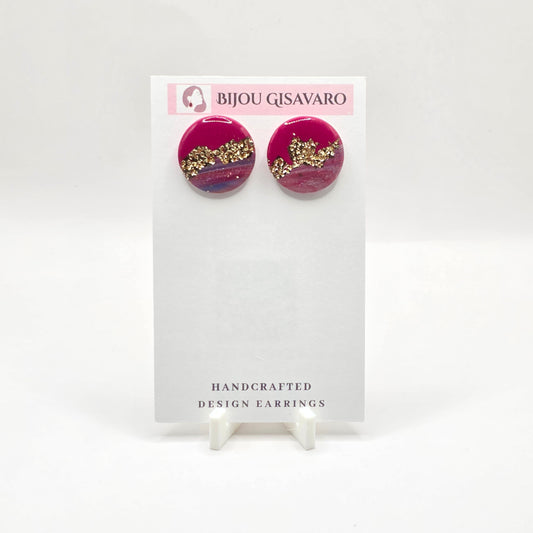Fuchsia Gold Sparkle
