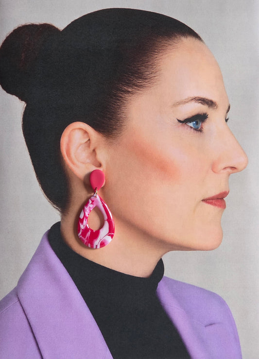 Ruby Blush Teardrop