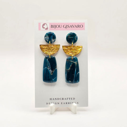 Statement Oorbellen Midnight Ocean