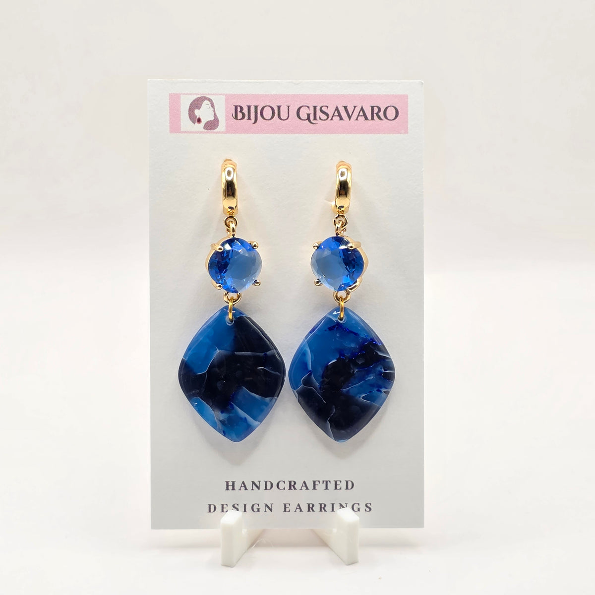 Statement Oorbellen Sapphire Elegance