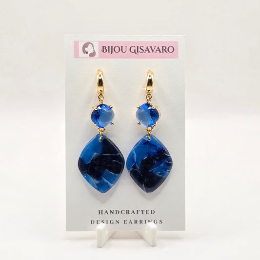 Statement Oorbellen Sapphire Elegance