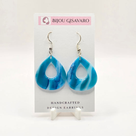 Statement Oorbellen Azure Lagoon