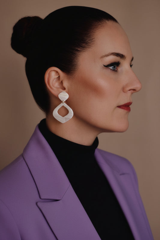 Statement Oorbellen  Pearl Elegance