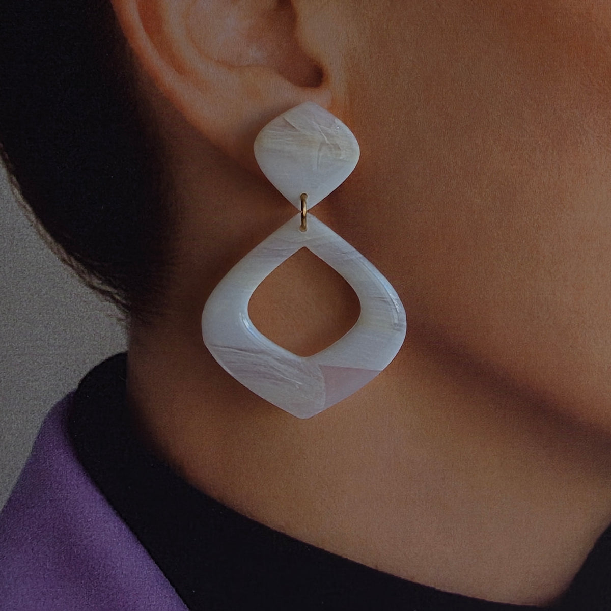Statement Oorbellen  Pearl Elegance