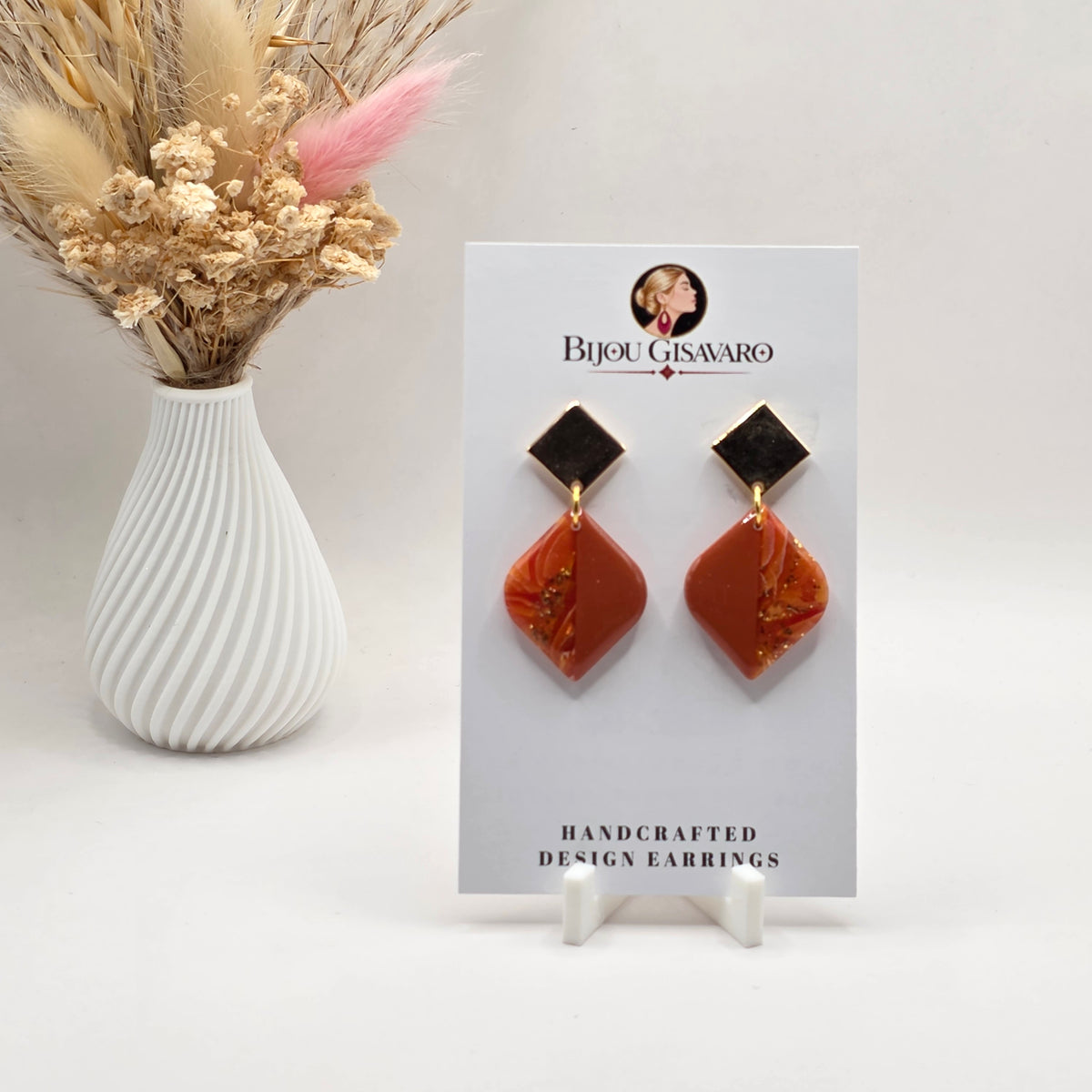 Statement Oorbellen Coral Muse