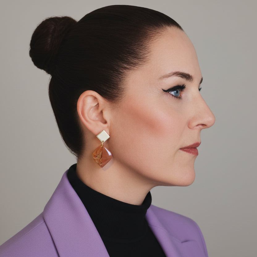 Statement Oorbellen Coral Muse