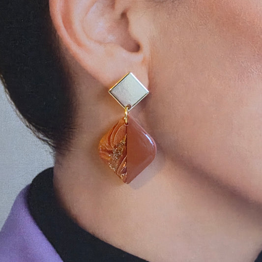 Statement Oorbellen Coral Muse