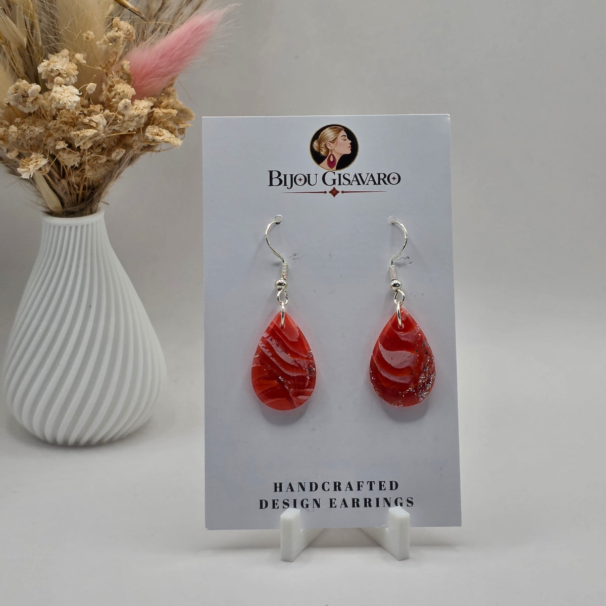 Statement Oorbellen Ruby Muse