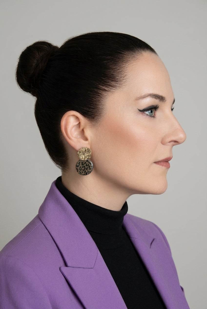 Statement Oorbellen Cocoa Glow