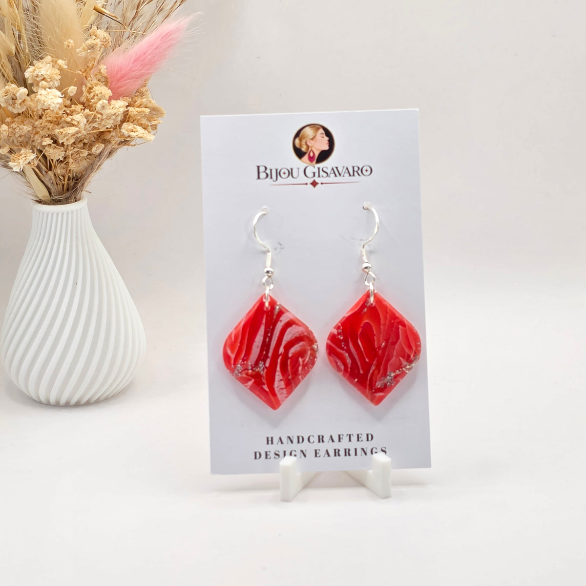 Statement Oorbellen Ruby Muse