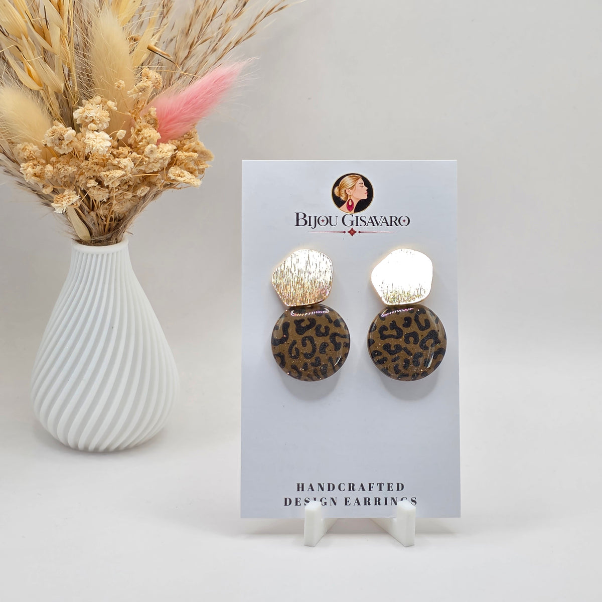 Statement Oorbellen Cocoa Glow