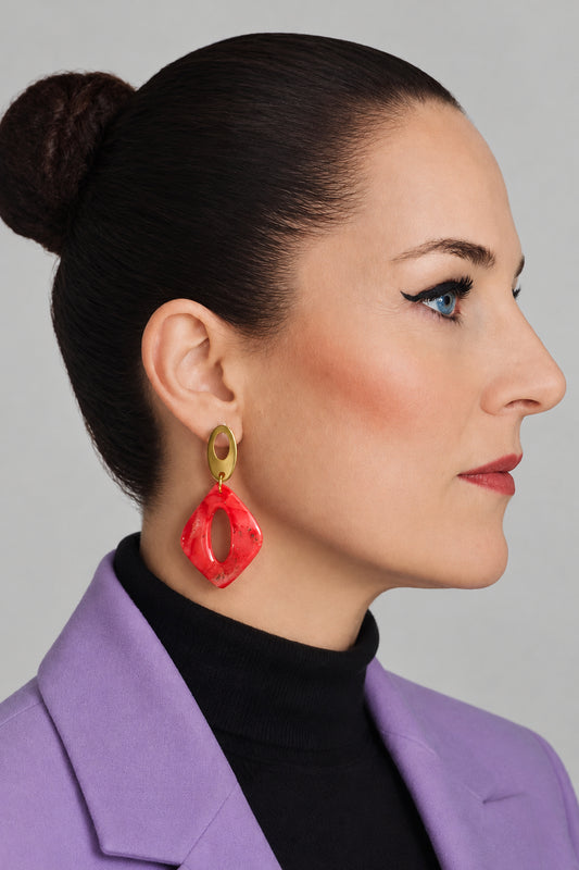 Statement Oorbellen Ruby