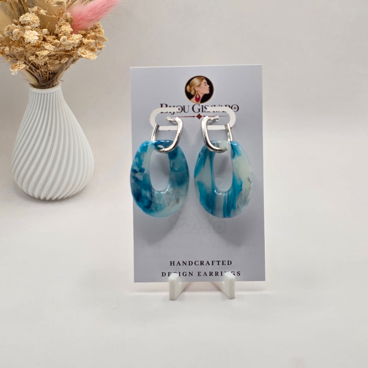 Statement Oorbellen Marine