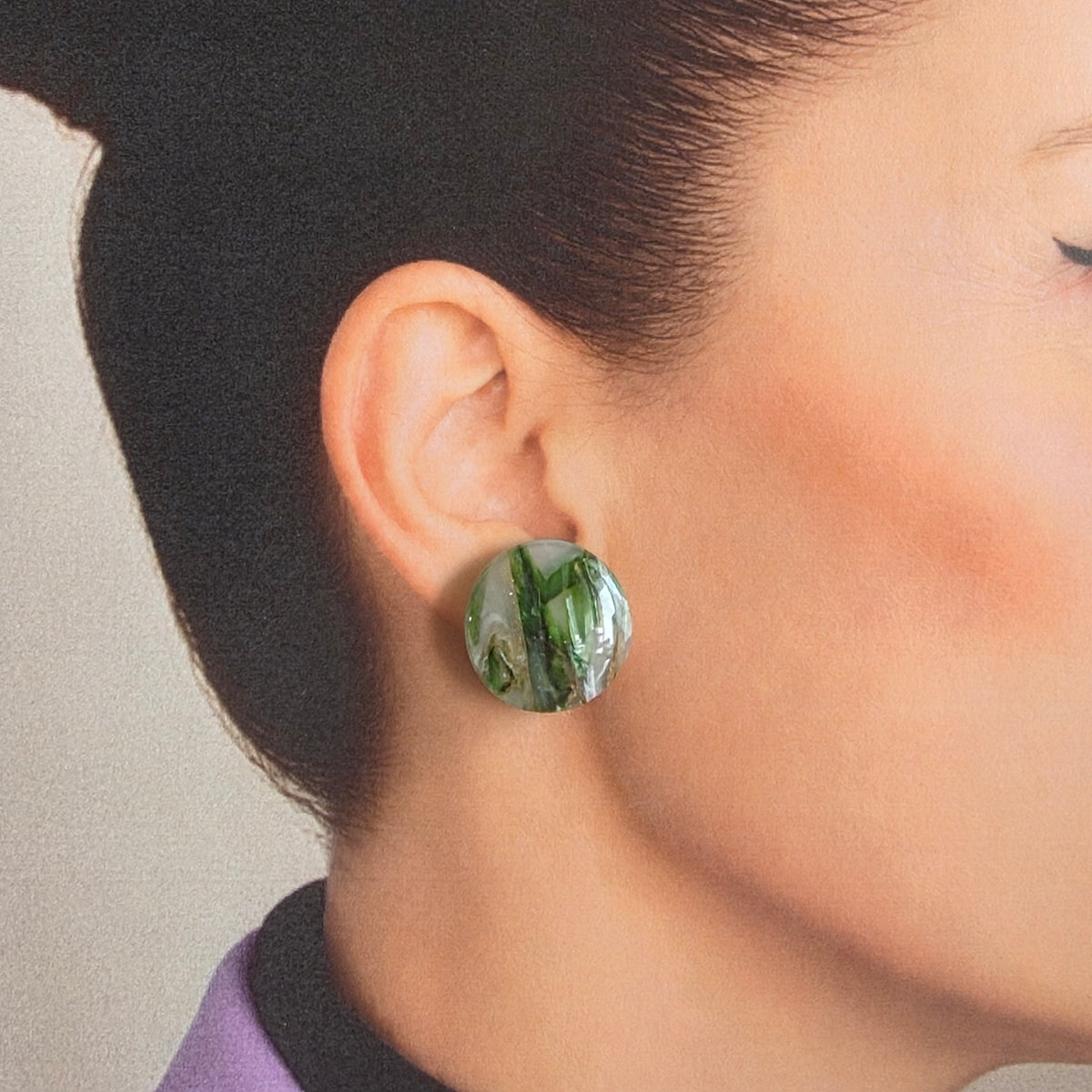 Statement Oorbellen Jade