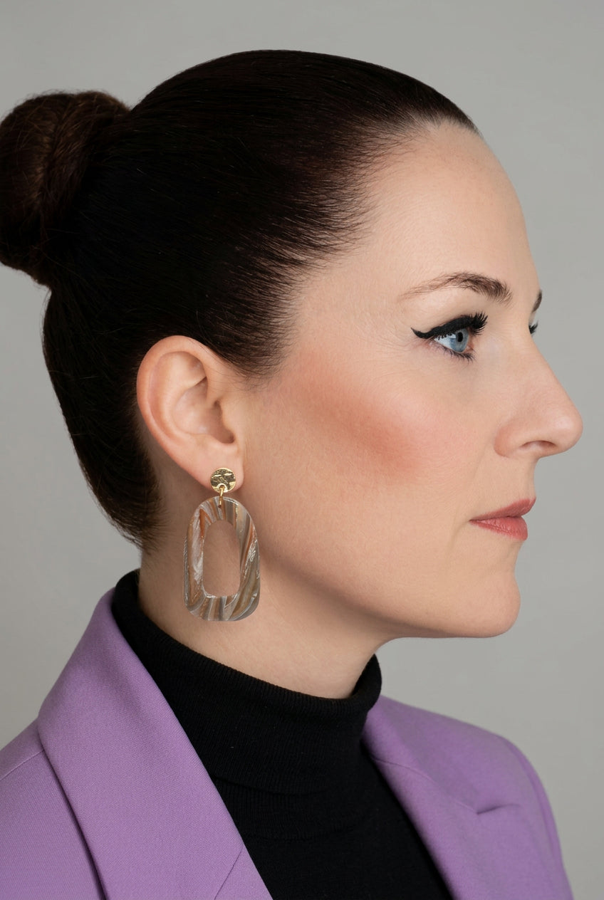 Statement Oorbellen Amber Glow