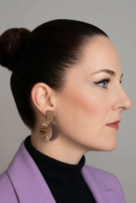 Statement Oorbellen Amber Balance