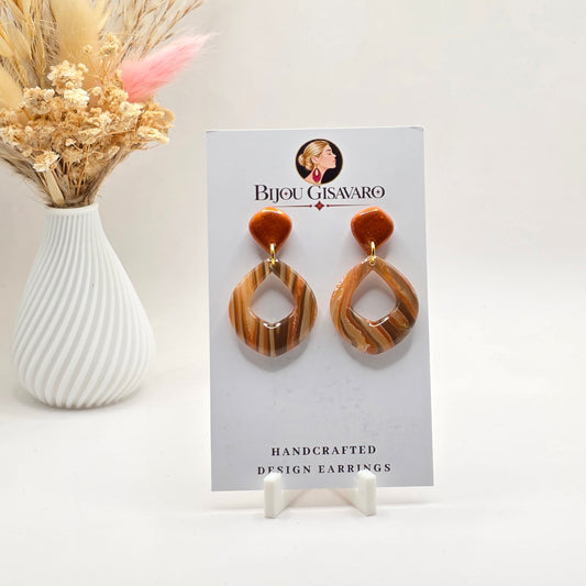Statement Oorbellen Amber Drop