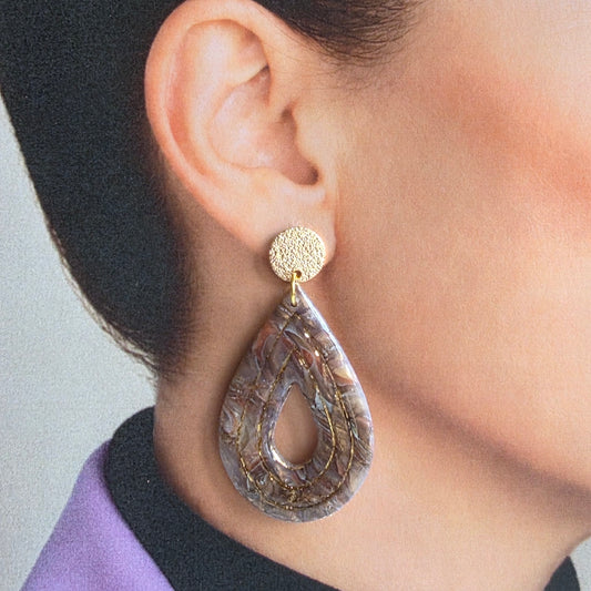 Statement Oorbellen Earth Radiance
