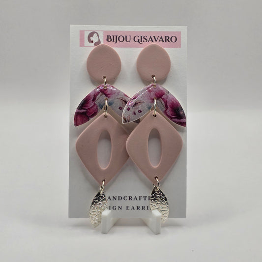 Statement Oorbellen Blush Petals