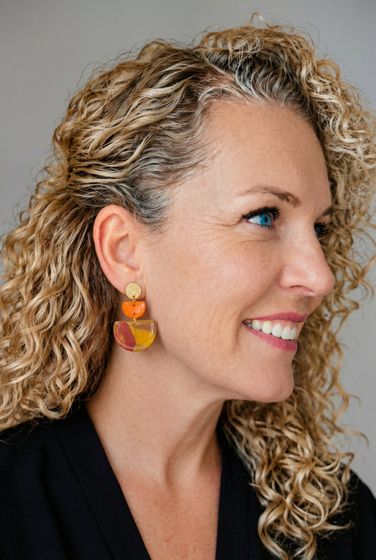 Statement Oorbellen Amber Luna