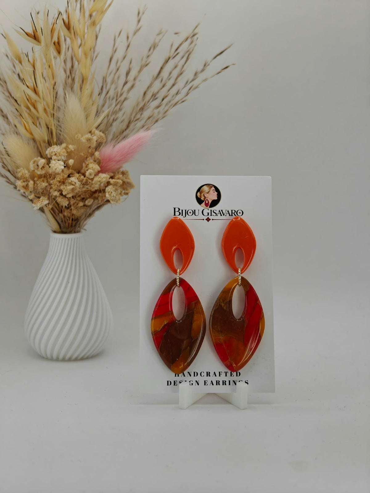 Statement Oorbellen Autumn Flame