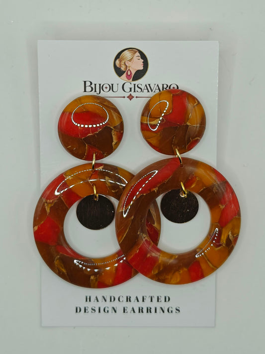 Statement Oorbellen Amberglow