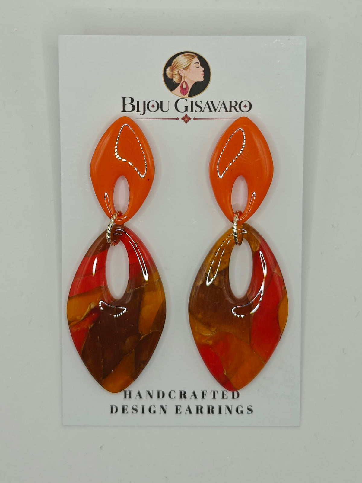 Statement Oorbellen Autumn Flame