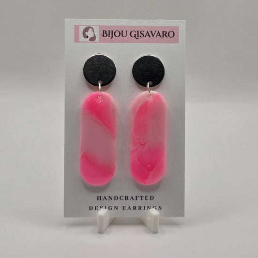 Statement Oorbellen Pink Serenity